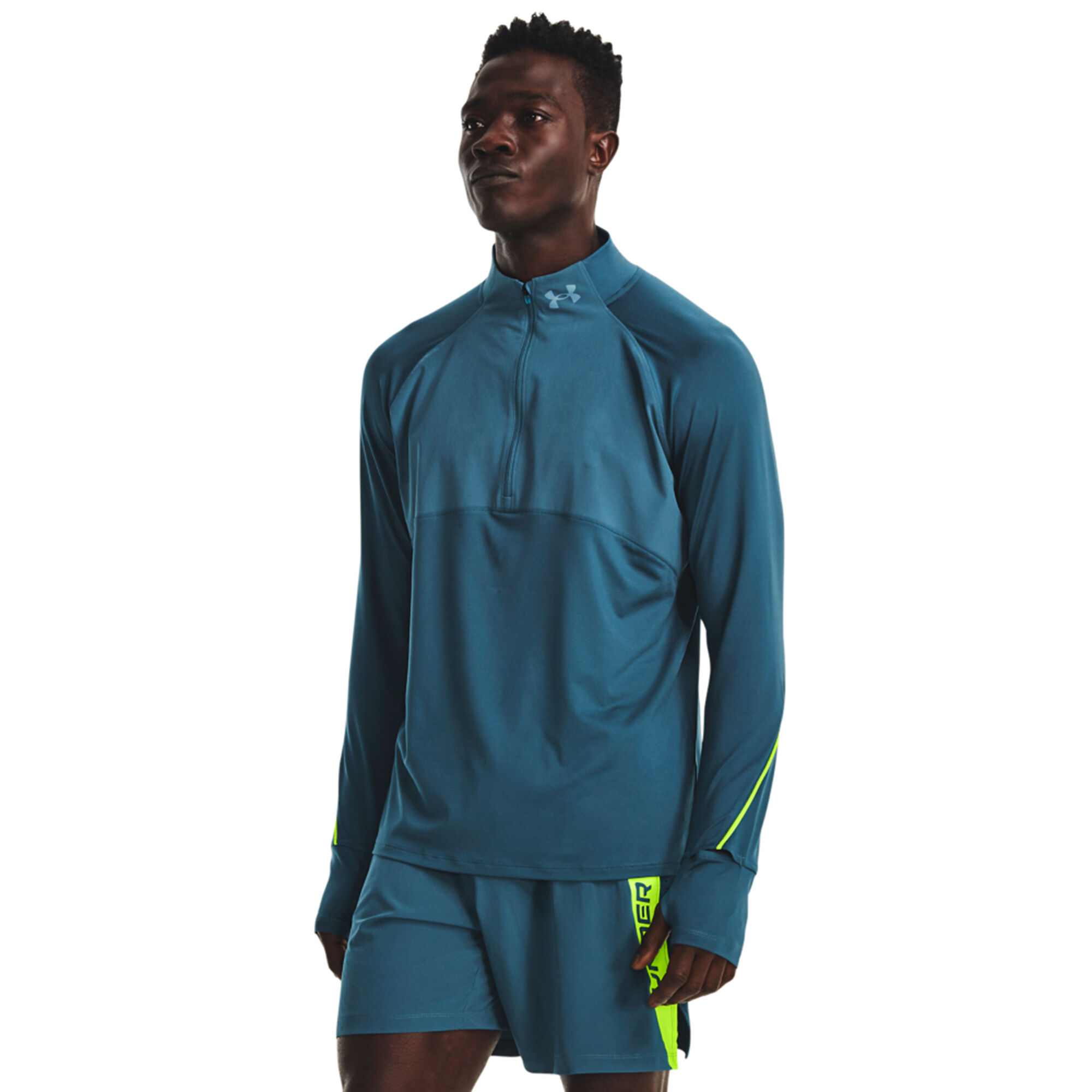 Buy Under Armour Qualifier Run 2.0 Half-Zip Long Sleeve Men Blue
