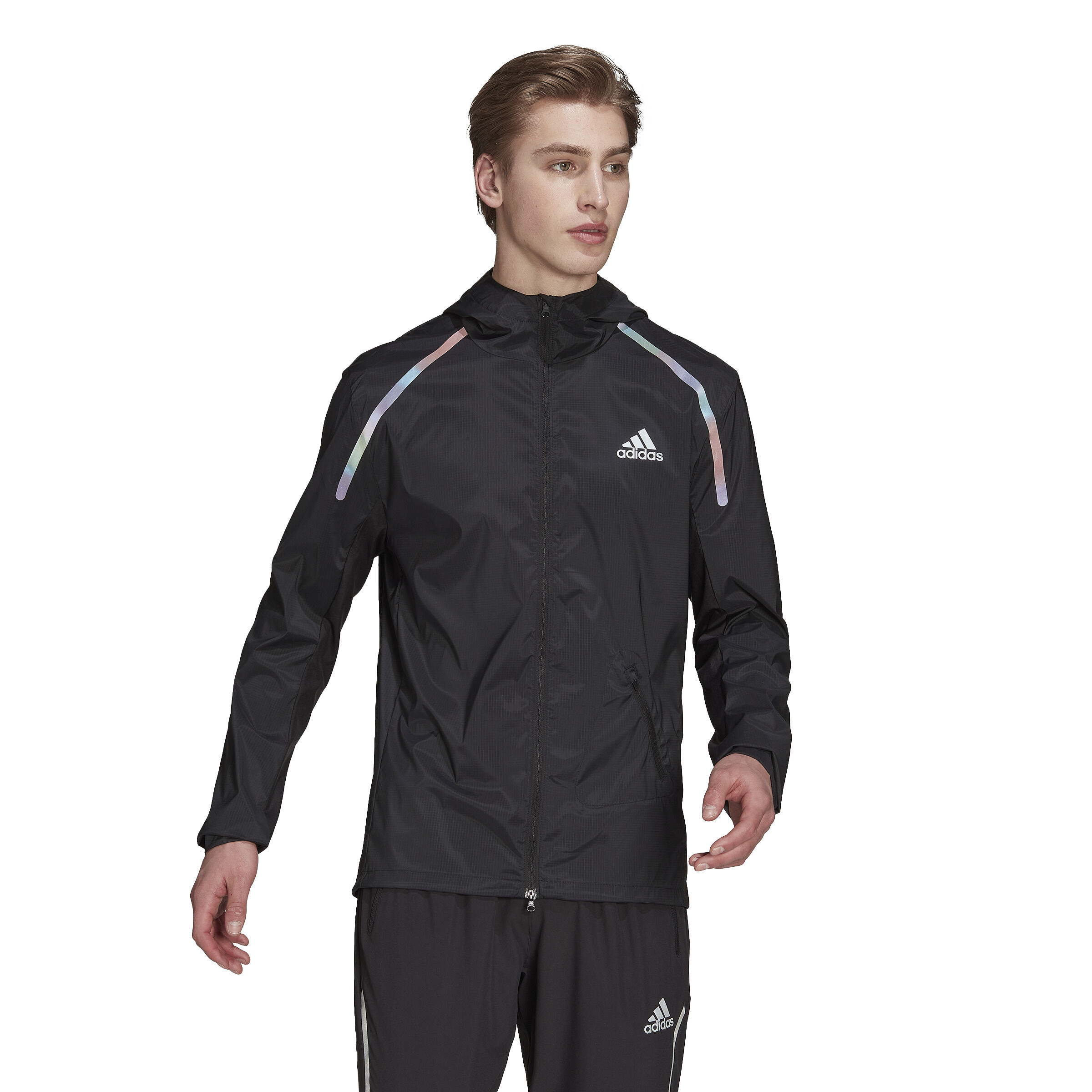 Marathon Running Jacket Men - Black