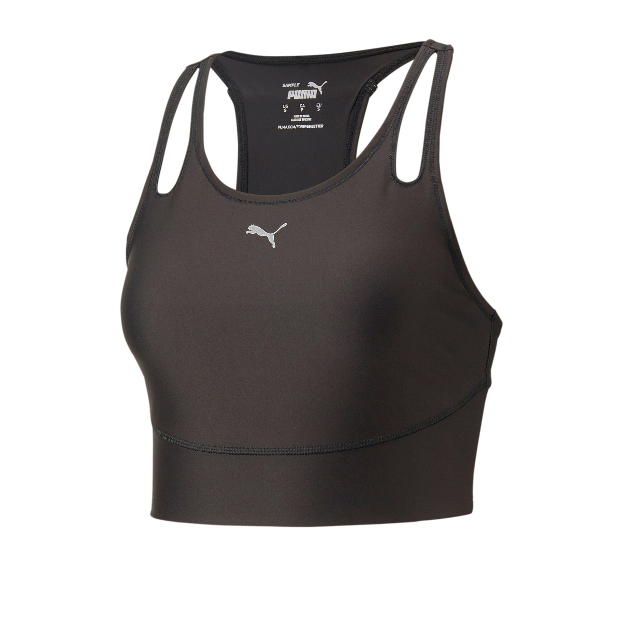 Buy Puma Run Ultra Form Women Tie & Dye Black Sports Bra Online
