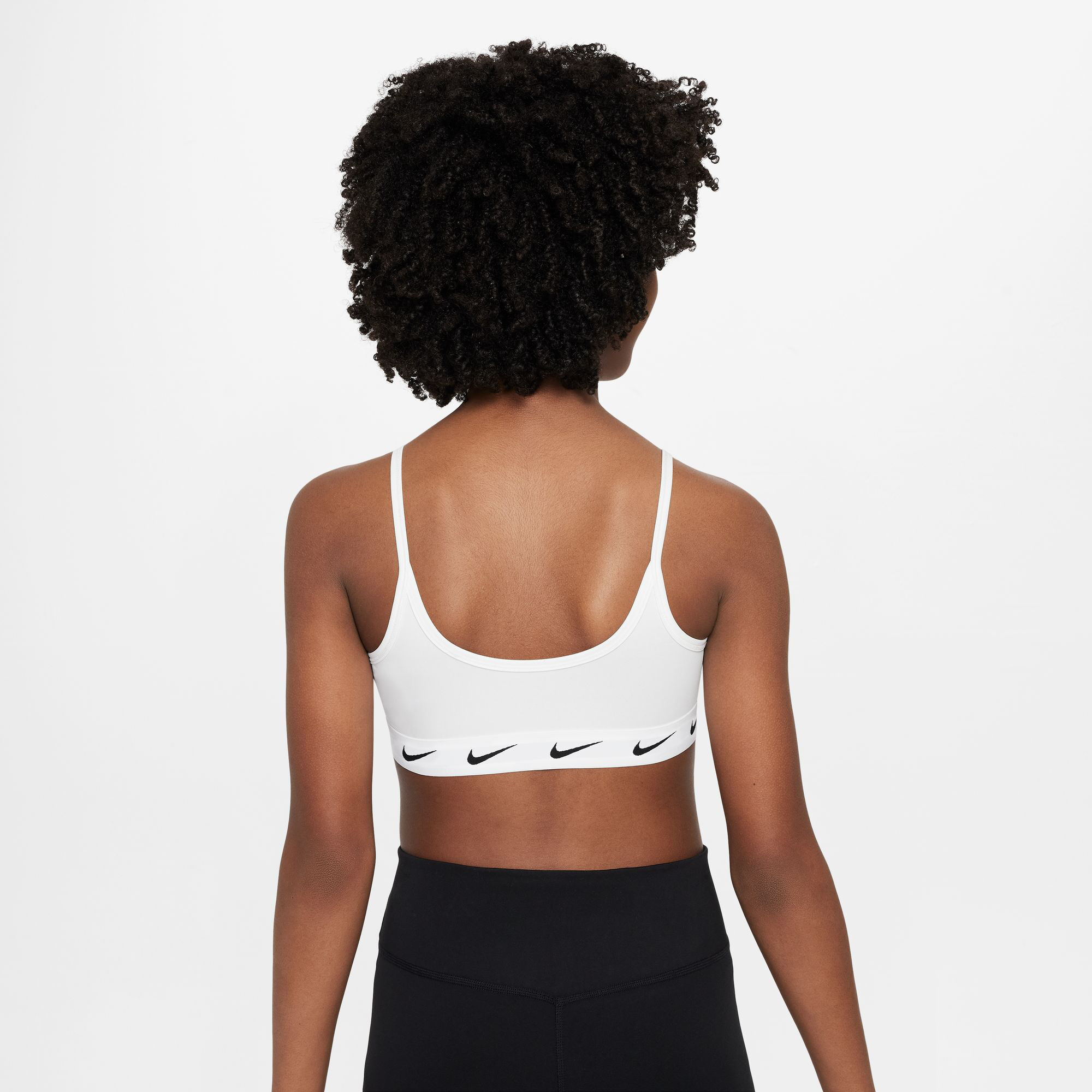 Buy Nike Pro Sports Bra - Girls - Black/White - Youth Large at