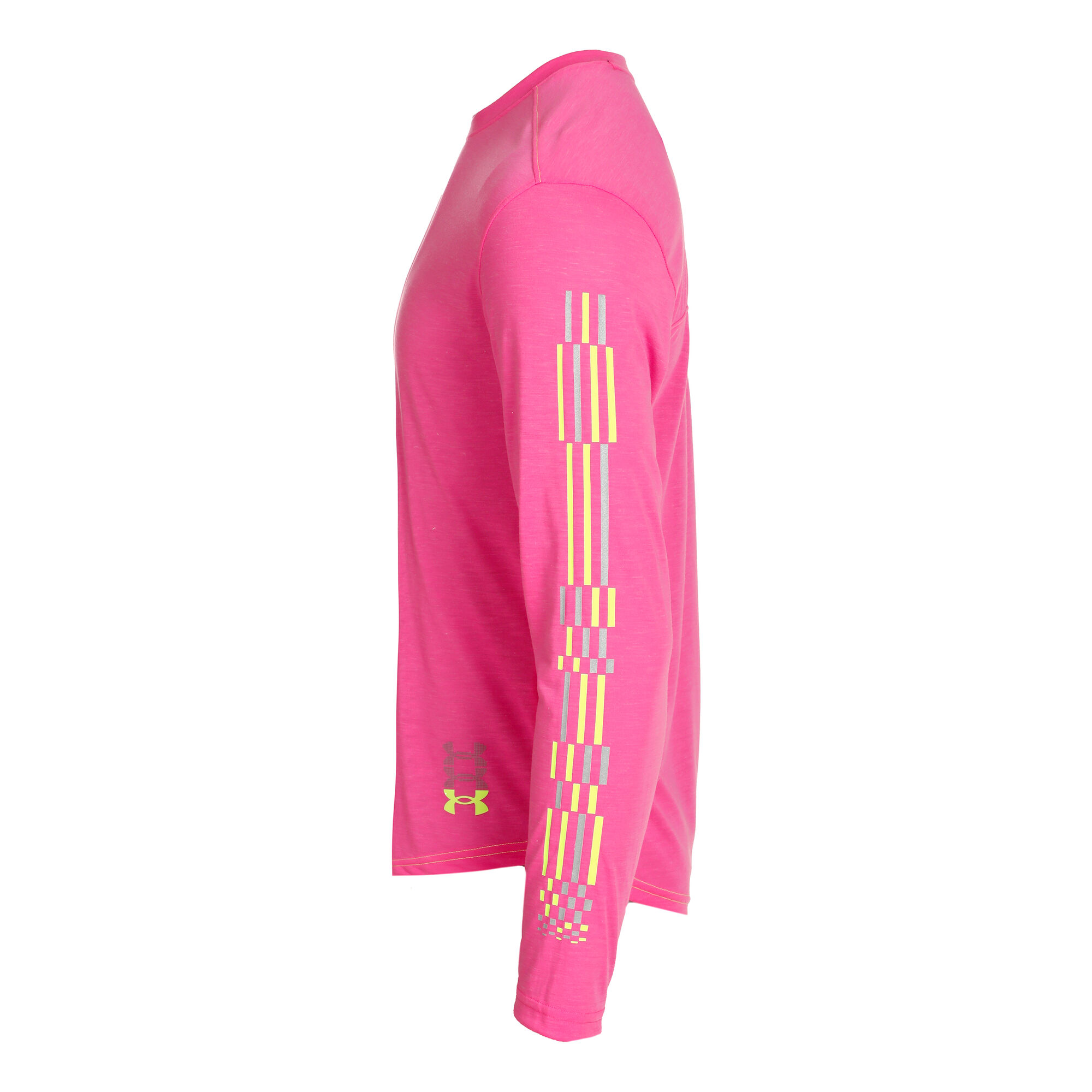 Under Armour Women's Pindot Open Back Long Sleeve, Flushed Pink