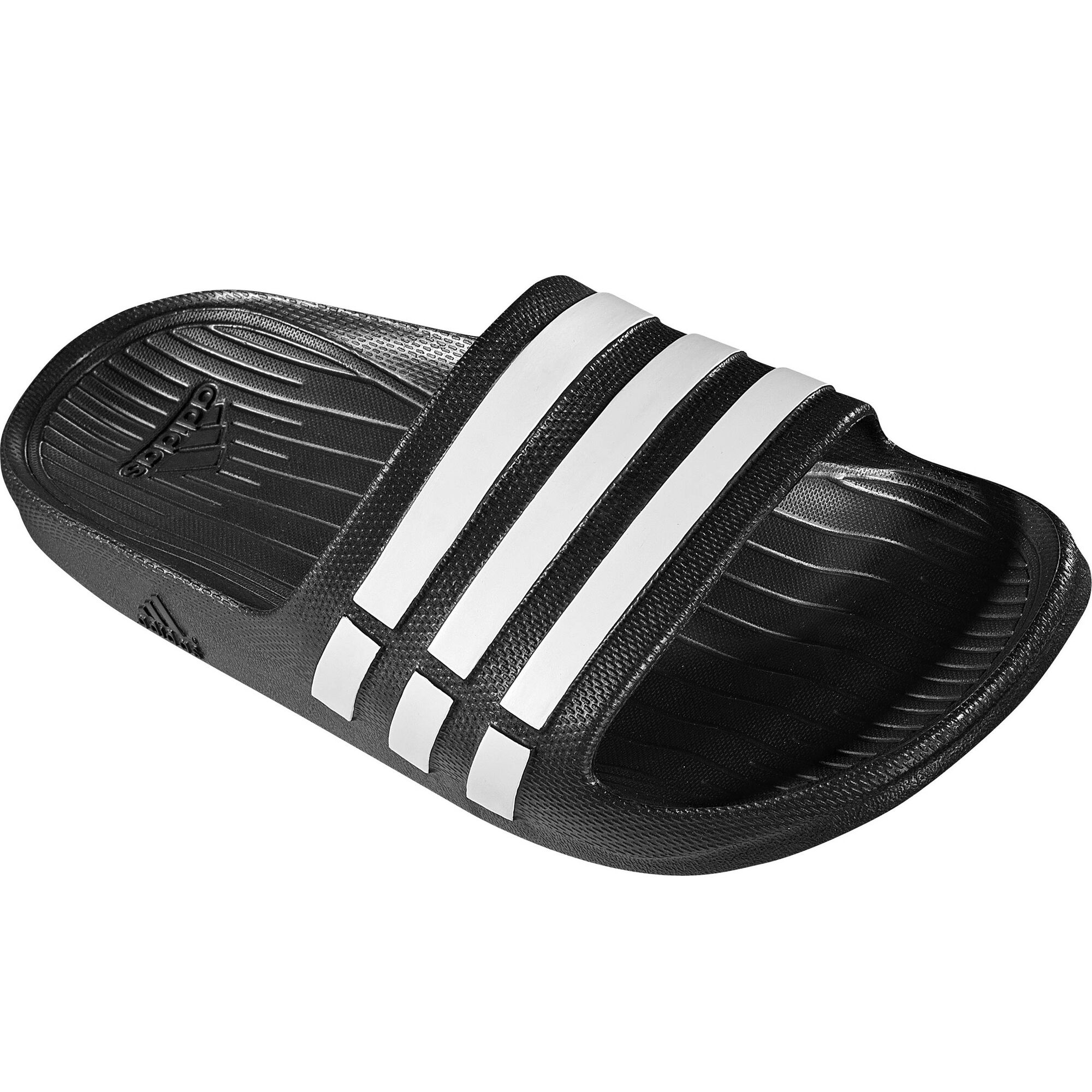 produceren oosters ontmoeten buy adidas Duramo Slide Slippers Men - Black, White online | Running Point